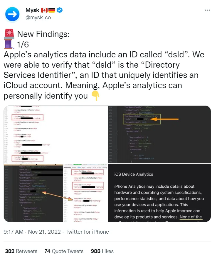 Apple đạo đức giả bị chuyên gia vạch mặt: mã nguồn iCloud vơ vét thông tin nhạy cảm của người dùng