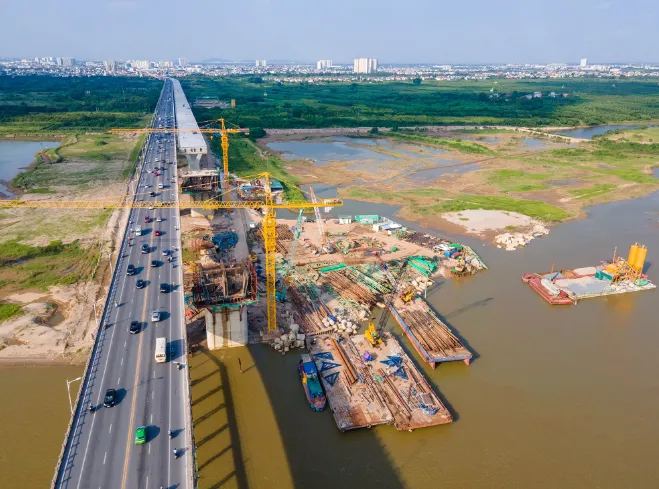 Toàn cảnh vành đai 2 Hà Nội còn 4km nữa hoàn thành tính đến 12/2022