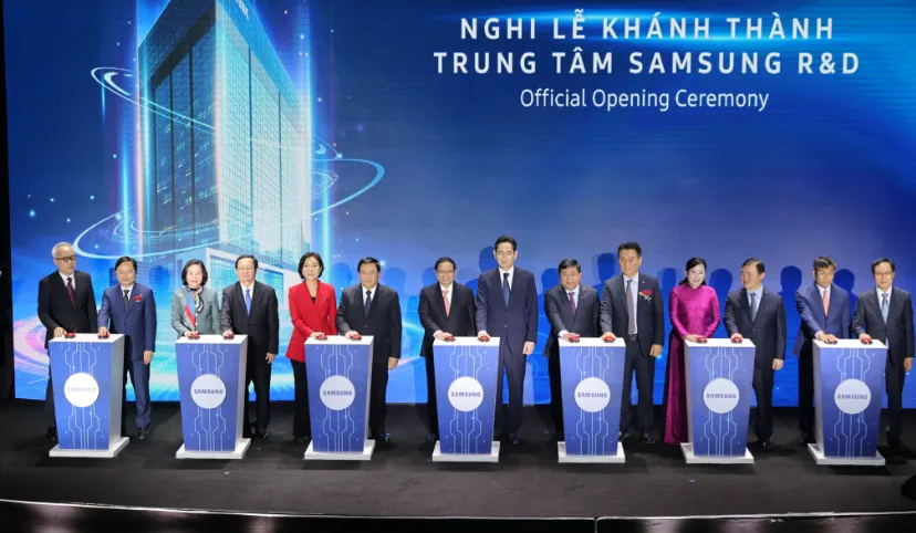 Samsung khánh thành trung tâm R&D quy mô 220 triệu USD tại Việt Nam, lớn nhất Đông Nam Á