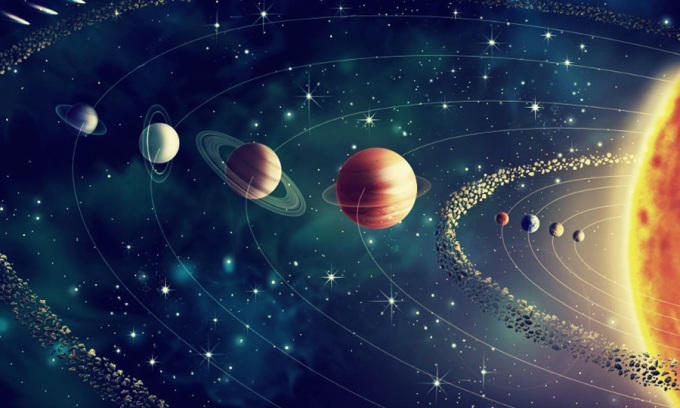 Khi nào 8 hành tinh cùng xuất hiện trên một đường thẳng?