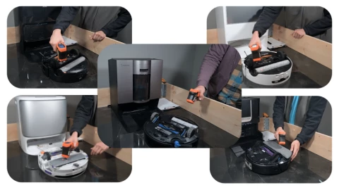 Đừng tin thông số nhiệt độ nước giặt giẻ lau của nhiều hãng robot