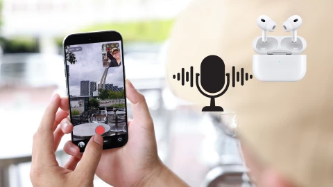 Cách dùng AirPods làm micro thu âm trên iPhone rõ như thiết bị chuyên dụng