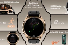 Smartwatch Doogee Anywise W1 trông quá hầm hố!