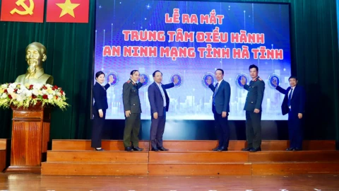 Ra mắt Trung tâm Điều hành an ninh mạng tỉnh Hà Tĩnh