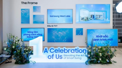 Samsung kỷ niệm 30 năm đầu tư tại Việt Nam bằng triển lãm đặc biệt tại Samsung West Lake
