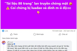Ngăn phát tán “88 trang” để bảo vệ môi trường mạng