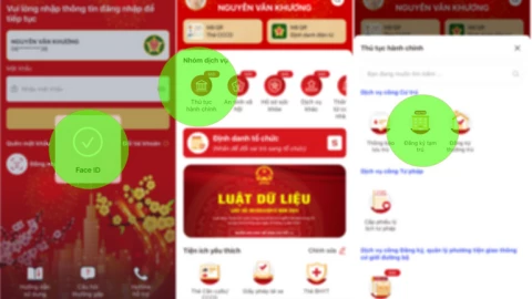 Hướng dẫn chi tiết đăng ký tạm trú trên VNeID để tránh bị phạt tiền từ 15/12