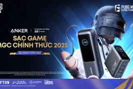 Tin vui cho anh em game thủ eSport: Anker trở thành đối tác sạc chính thức của PUBG MOBILE Global Championship 2025, tung ra hàng loạt ưu đãi