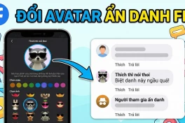 Cách đổi ảnh đại diện bình luận ẩn danh trên Facebook