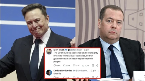 Động thái nóng giận của Elon Musk với liên minh EU sau khi X bị phạt, ông Medvedev bình luận "chính xác"