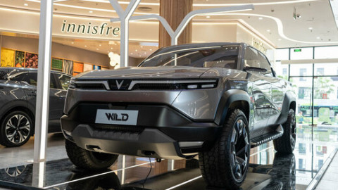 Soi cận cảnh VinFast VF Wild mẫu xe bán tải đầu tiên mang thương hiệu Việt