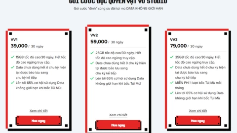 Nhà mạng đầu tiên tung ra gói cước 4G giá bằng bát phở, có cơ chế bốc túi mù