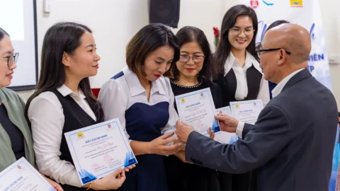 Quỹ Đào Minh Quang tập huấn giảng viên về Khởi nghiệp