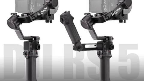 DJI RS 5 lộ diện: Pin lớn hơn, sạc siêu tốc và cân bằng Z-axis, vượt xa RS 4 Pro?