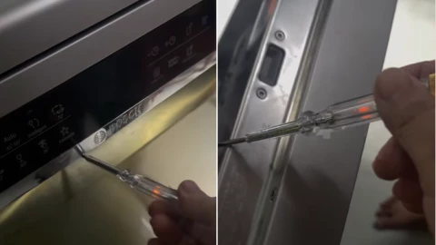 Máy rửa bát Bosch bị “rò điện” ra vỏ, khắc phục thế nào