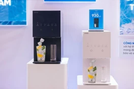 Thị trường Việt Nam vừa xuất hiện chiếc máy lọc nước tích hợp cả làm đá tinh khiết và khử trùng UV kép