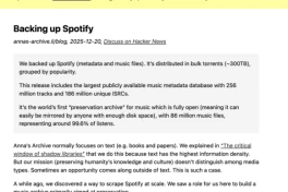 Nhóm hacker cày sạch rank Spotify, tung torrent miễn phí 86 triệu bài hát nặng 300TB