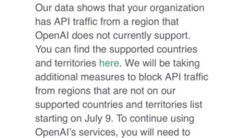 OpenAI áp đặt lệnh cấm đối với Trung Quốc!