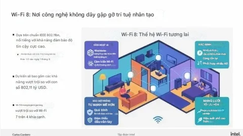 Wi-Fi 8: Cuộc cách mạng lớn nhất trong lịch sử?