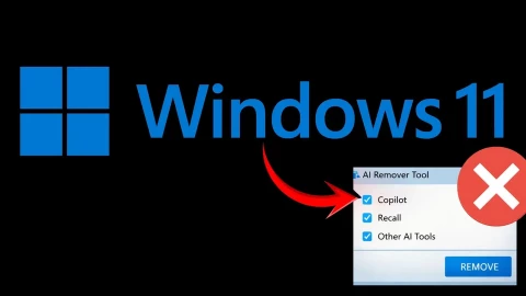Có thể gỡ bỏ Copilot, Recall và các công cụ AI khác khỏi Windows 11 bằng công cụ mới.