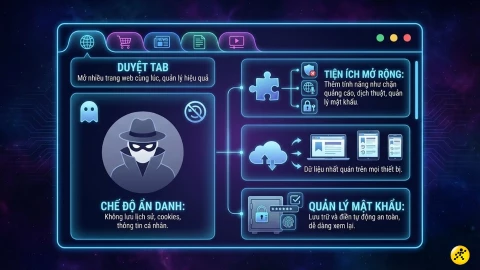 Cảnh báo rủi ro mất dữ liệu từ thói quen sử dụng trình duyệt web hàng ngày