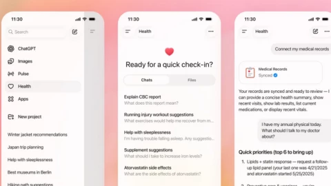 OpenAI ra mắt ChatGPT Health, khuyến khích người dùng kết nối hồ sơ y tế