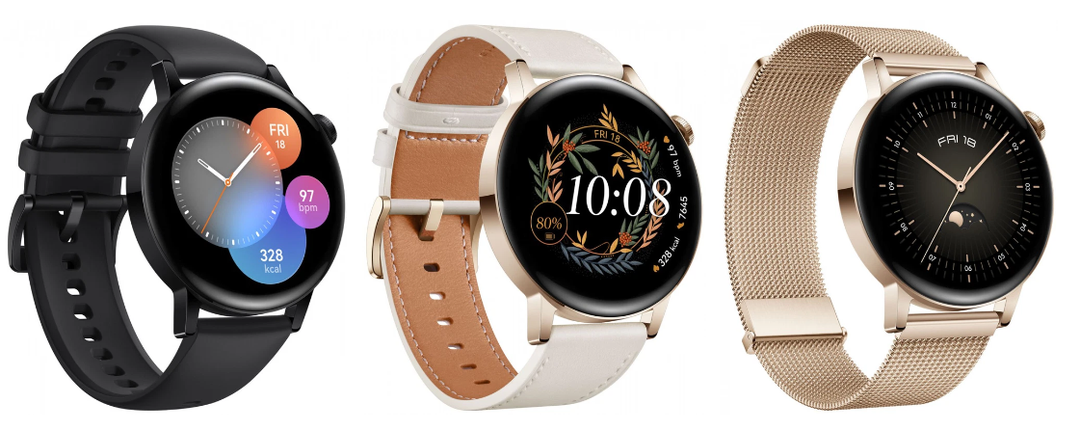 Huawei Watch GT 3 trình làng: dùng HarmonyOS, núm xoay như Apple Watch, giá từ 8,7 triệu đồng