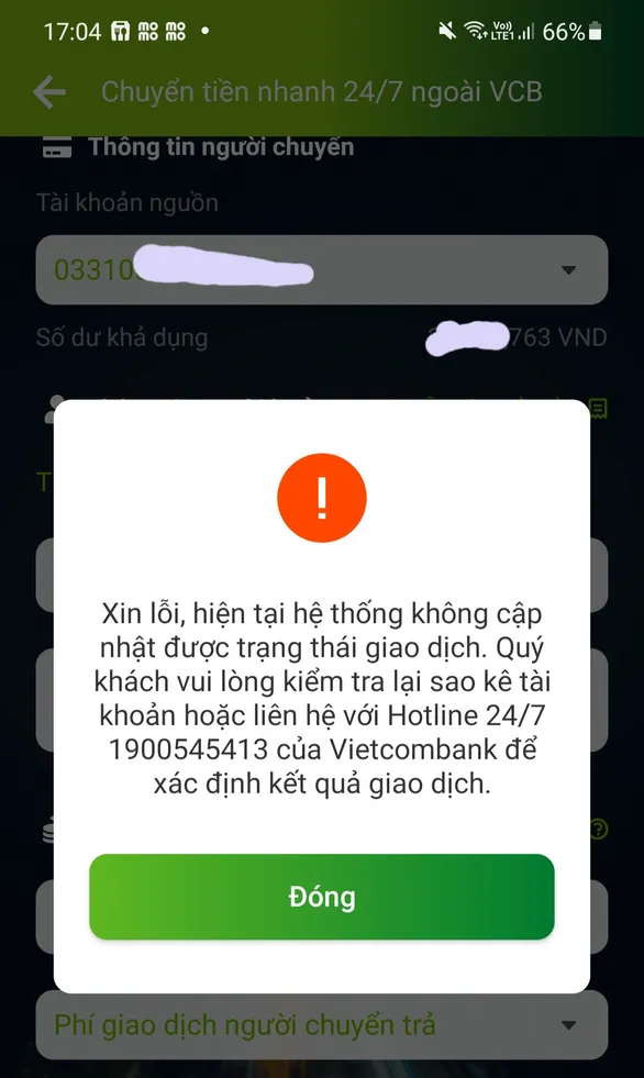 Tết sát nút, app ngân hàng lại liên tục báo lỗi