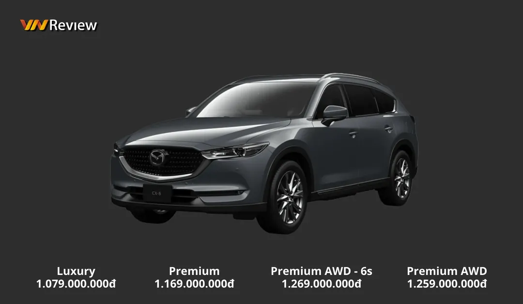 Mazda CX-8 ra mắt thị trường Việt Nam: 4 phiên bản, giá từ 1,079 tỷ đồng
