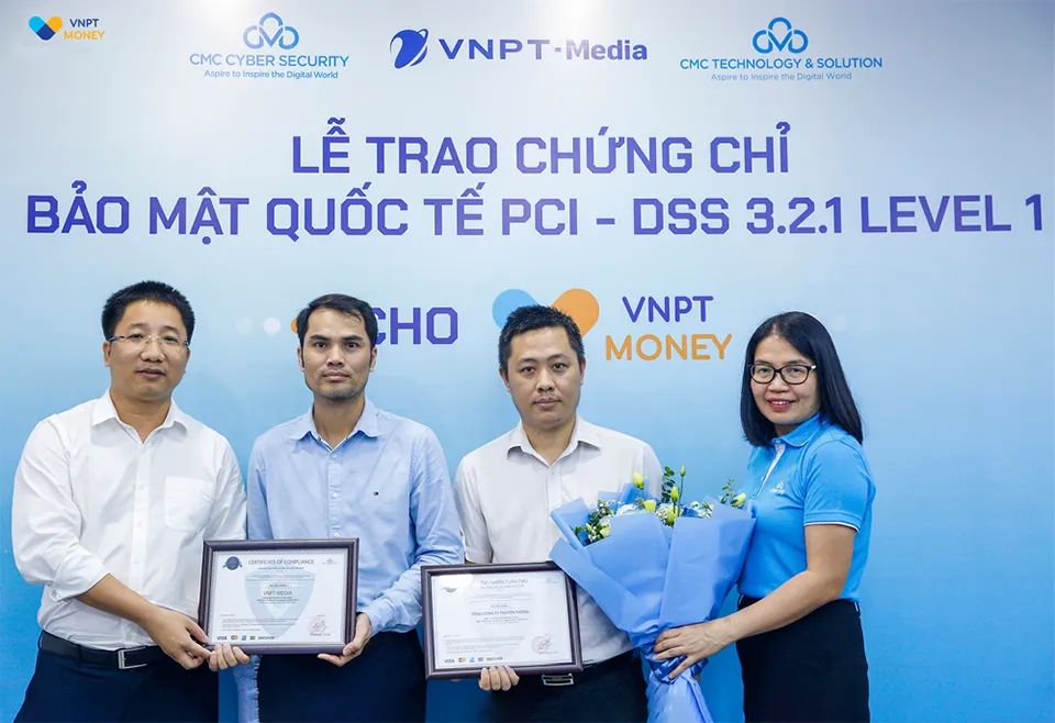 thumbnail - VNPT Money nhận chứng chỉ bảo mật PCI-DSS cấp độ cao nhất