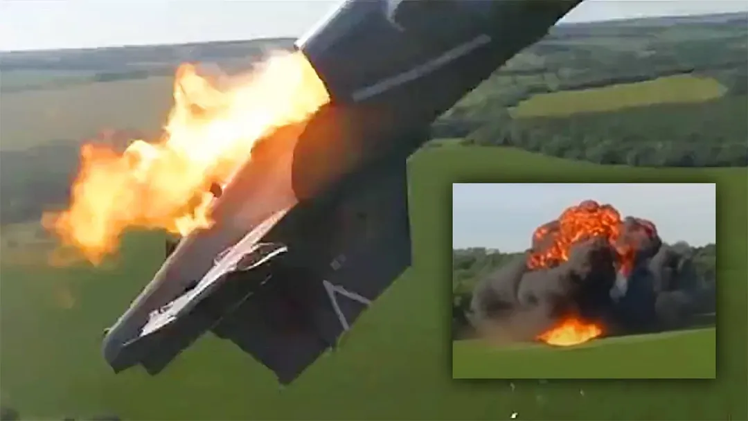 Phi công Nga thoát hiểm trong gang tấc khi máy bay Su-25 bị bắn rơi