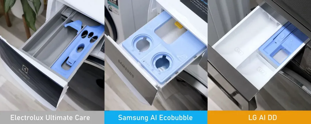 So đọ 3 máy giặt thông minh Samsung, LG và Electrolux: ai nhiều “AI” nhất?
