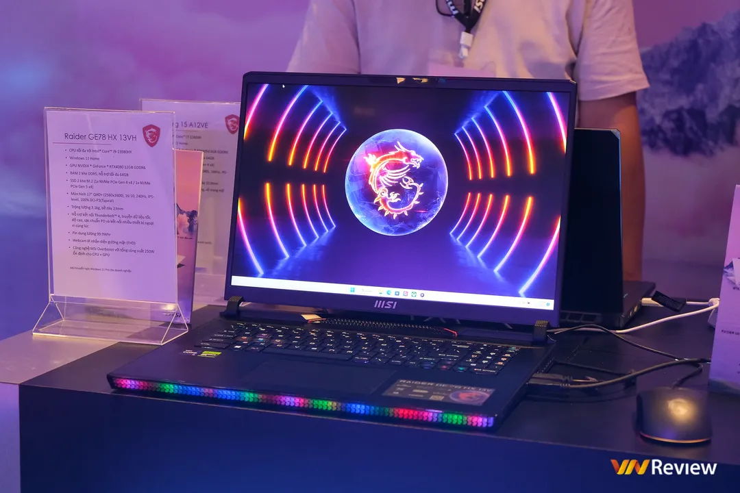 MSI “dội bom” thị trường Việt Nam với loạt laptop RTX 40 Series, chip Intel Core thế hệ 13