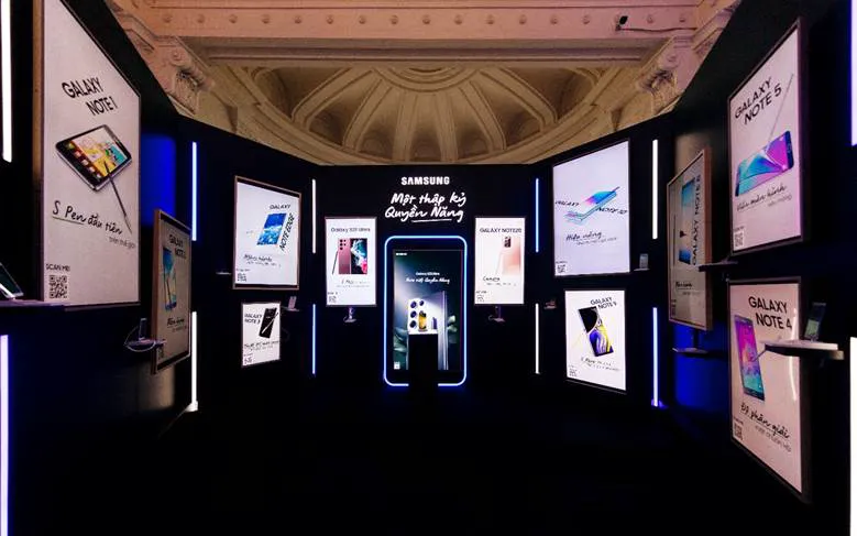 Samsung mở sự kiện tri ân fan Note ở Bảo tàng TP.HCM