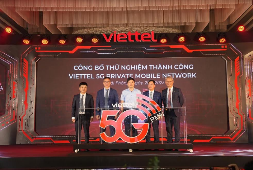 Viettel thử nghiệm thành công mạng 5G dùng riêng tại một nhà máy ở Hải Phòng