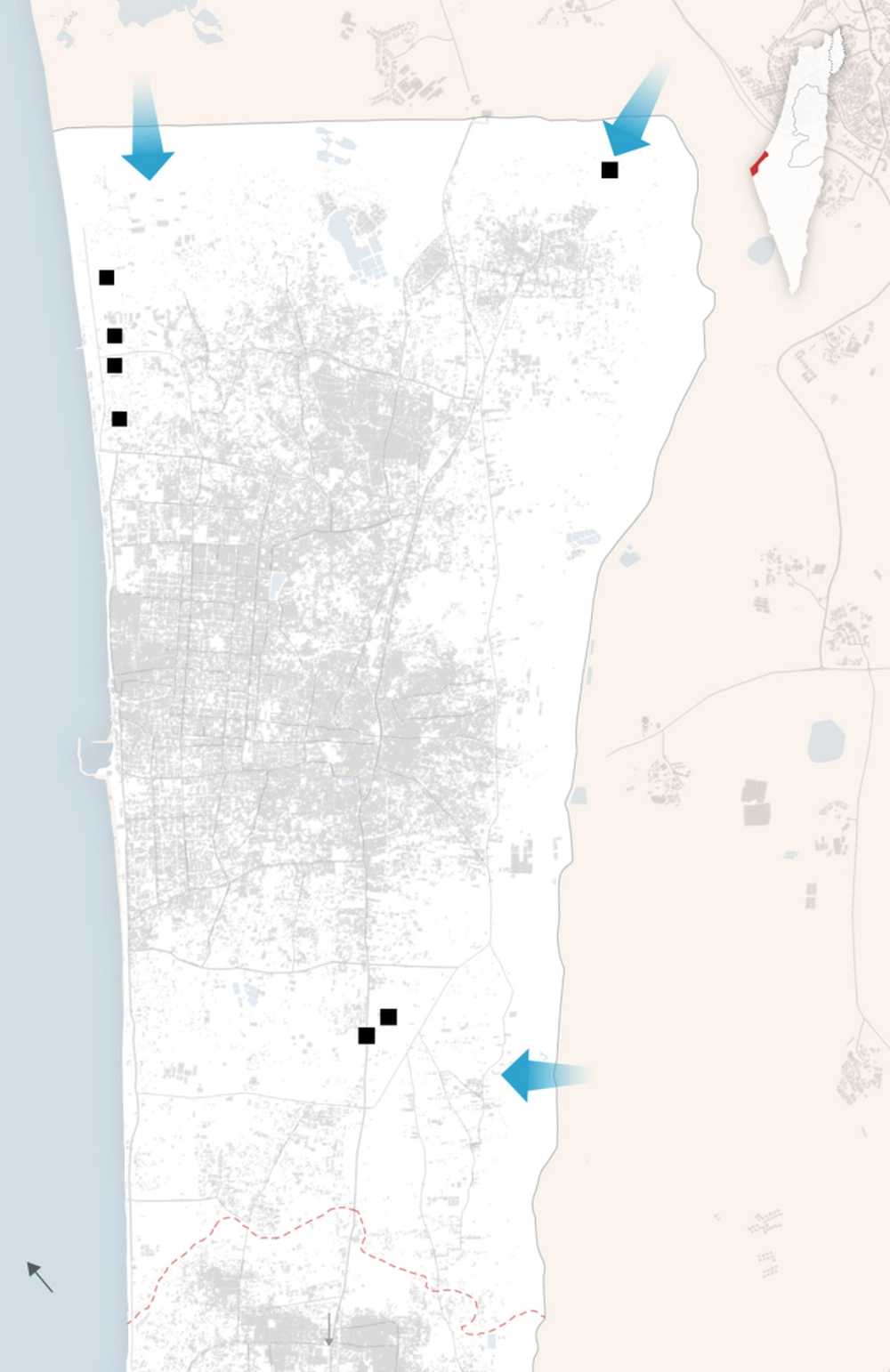 Tình hình chiến sự Dải Gaza mới nhất: xe bọc thép Israel tiến vào từ 3 hướng, Hamas khai hỏa dữ dội chống trả 