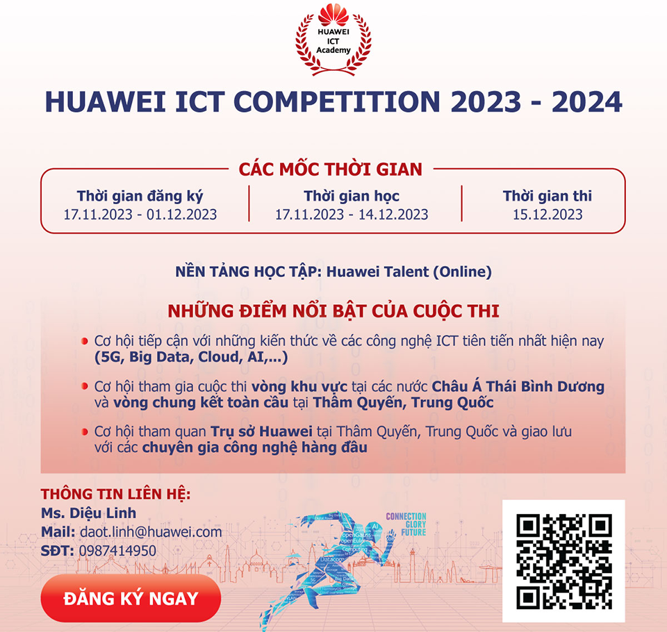 Huawei khởi động cuộc thi ICT Competition cho sinh viên IT Việt Nam