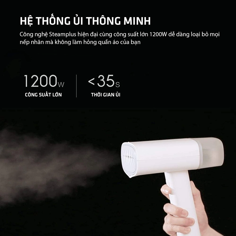 [Black Friday mua gì] Bàn là hơi nước Xiaomi Mijia Zanjia GT-306LW: Cầm tay nhỏ gọn, công suất cao