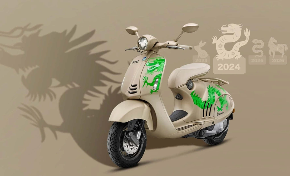 Piaggio ra mắt bản Vespa 946 Dragon giới hạn, sắp về Việt Nam