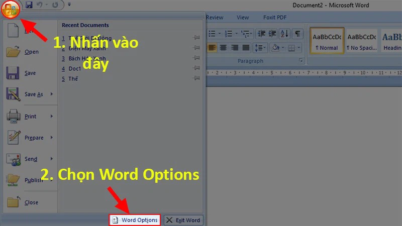 Cách khắc phục lỗi dính chữ trong Word 2007 khi tải tài liệu về 