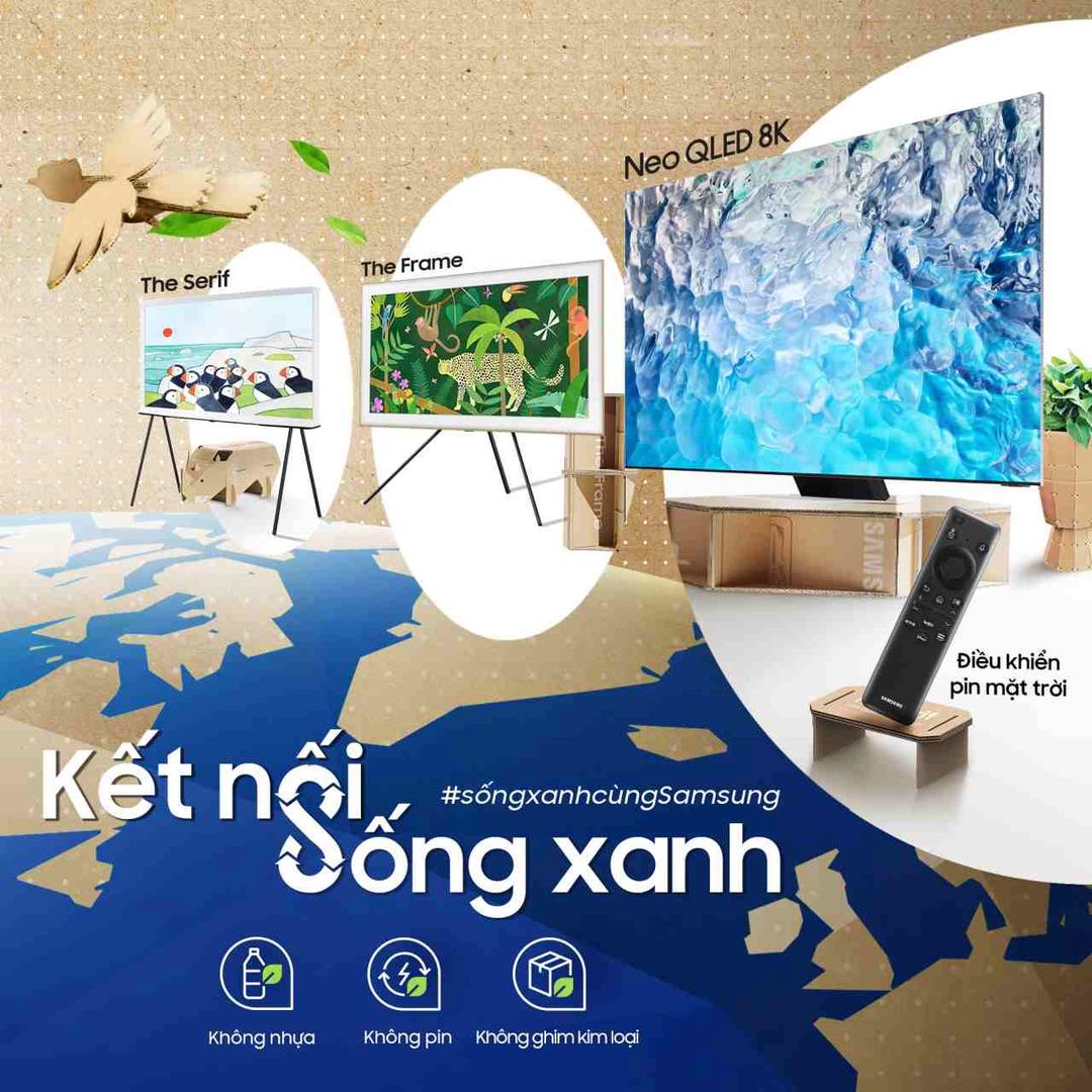 TV Samsung Neo QLED 2023 đạt chứng nhận giảm phát thải CO2, thân thiện môi trường