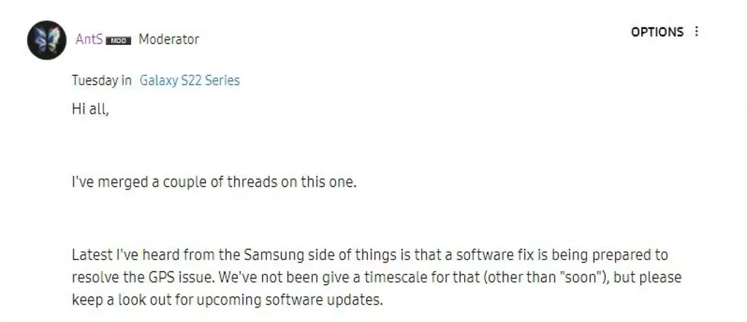 Galaxy S22 Ultra bản Exynos gặp lỗi tín hiệu GPS, Samsung sẽ khắc phục bằng cập nhật phần mềm
