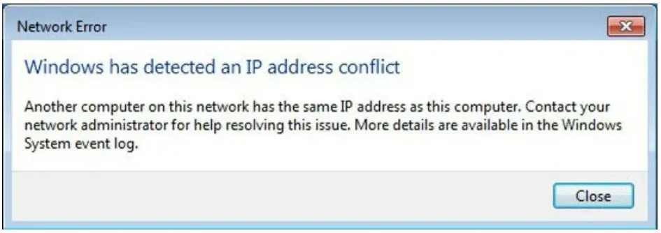 Xung đột IP là gì? Xử lý xung đột IP như thế nào?
