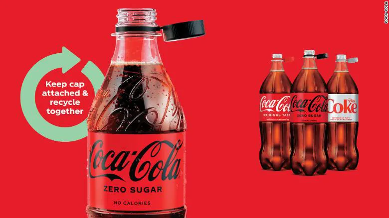 Coca-Cola ra mắt mẫu chai nhựa mới với nắp chai không rơi ra khi mở
