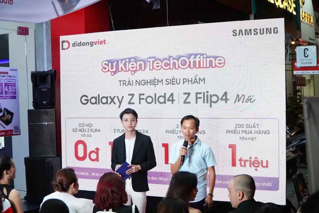 Di Động Việt tổ chức trải nghiệm Galaxy Z Fold4 và Z Flip4, tiết lộ lượng đặt trước cao hơn 40%