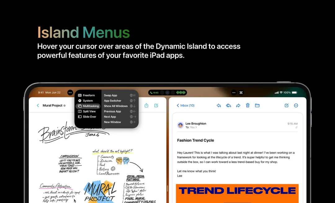 Giới công nghệ đang “sốt rần rần” về Dynamic Island trên iPhone 14 Pro, vậy khi áp dụng trên iPad thì sẽ như thế nào?