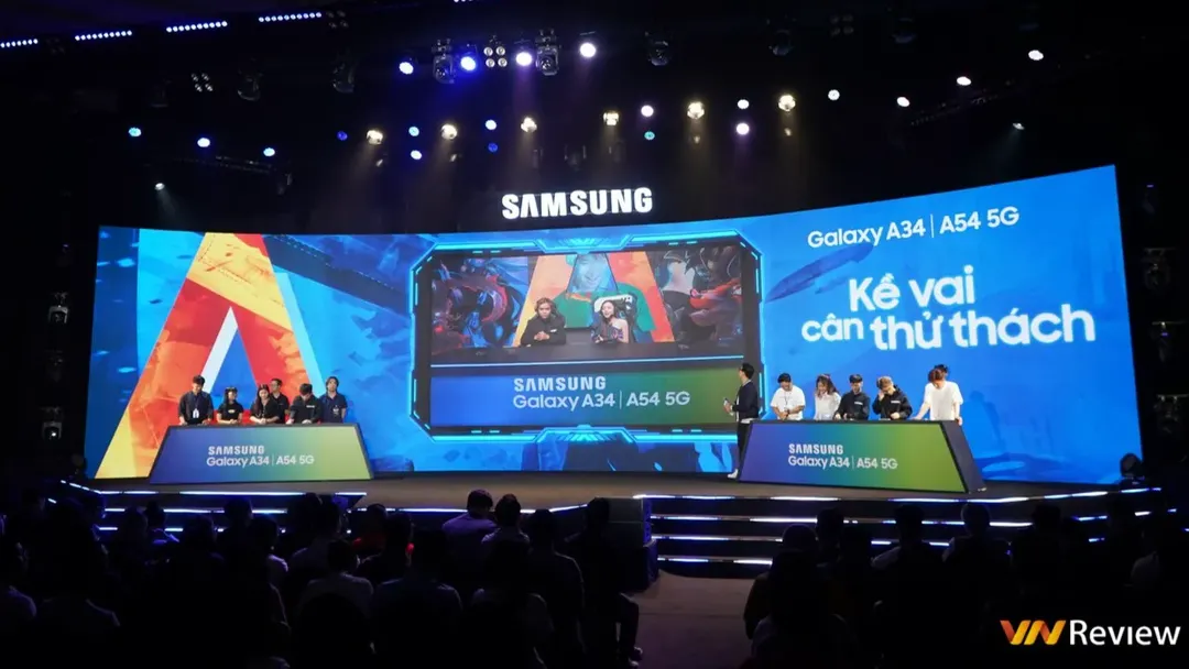 thumbnail - Samsung ra liền lúc Galaxy A54 5G, A34 5G và A14 LTE tại Việt Nam: điện thoại chiến game mặt lưng phong cách S23, tuyên bố pin có thể lên đến hơn hai ngày