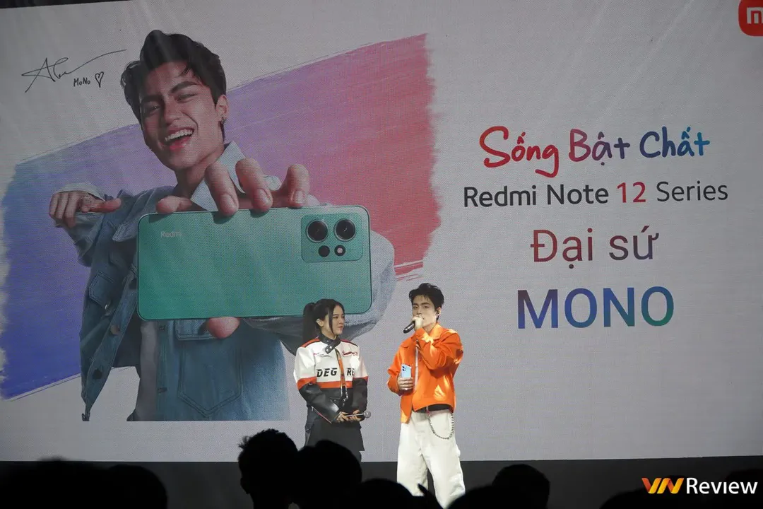 Xiaomi Redmi Note 12 Series ra mắt Việt Nam, có MONO làm đại sứ, giá không trội nhiều so với đời trước