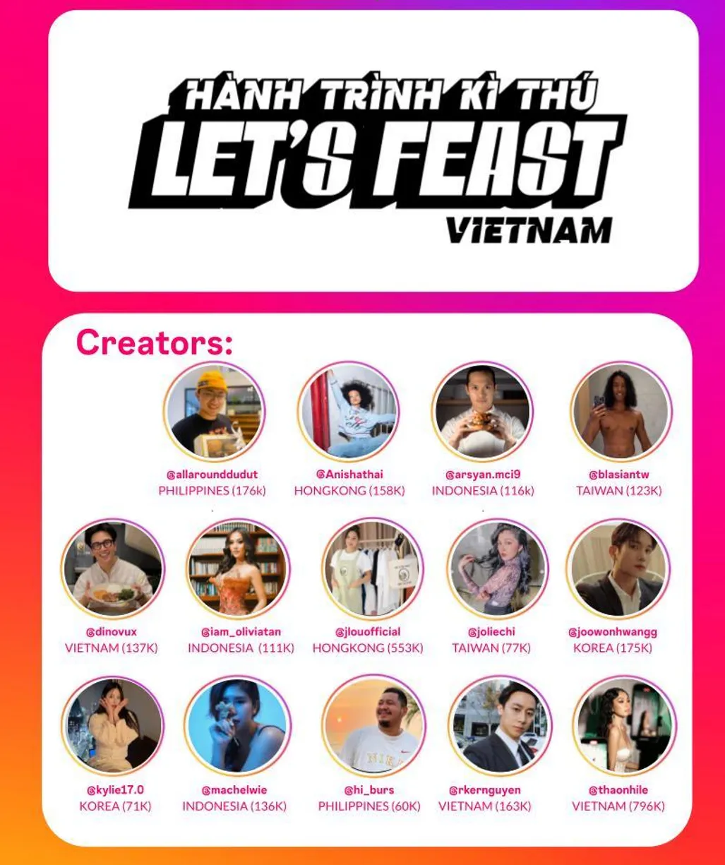 Meta (Facebook) hợp tác cùng BHD ra mắt chương trình Let's Feast Vietnam - Hành Trình Kỳ Thú nhằm quảng bá văn hóa, du lịch, ẩm thực Việt Nam với thế giới                              