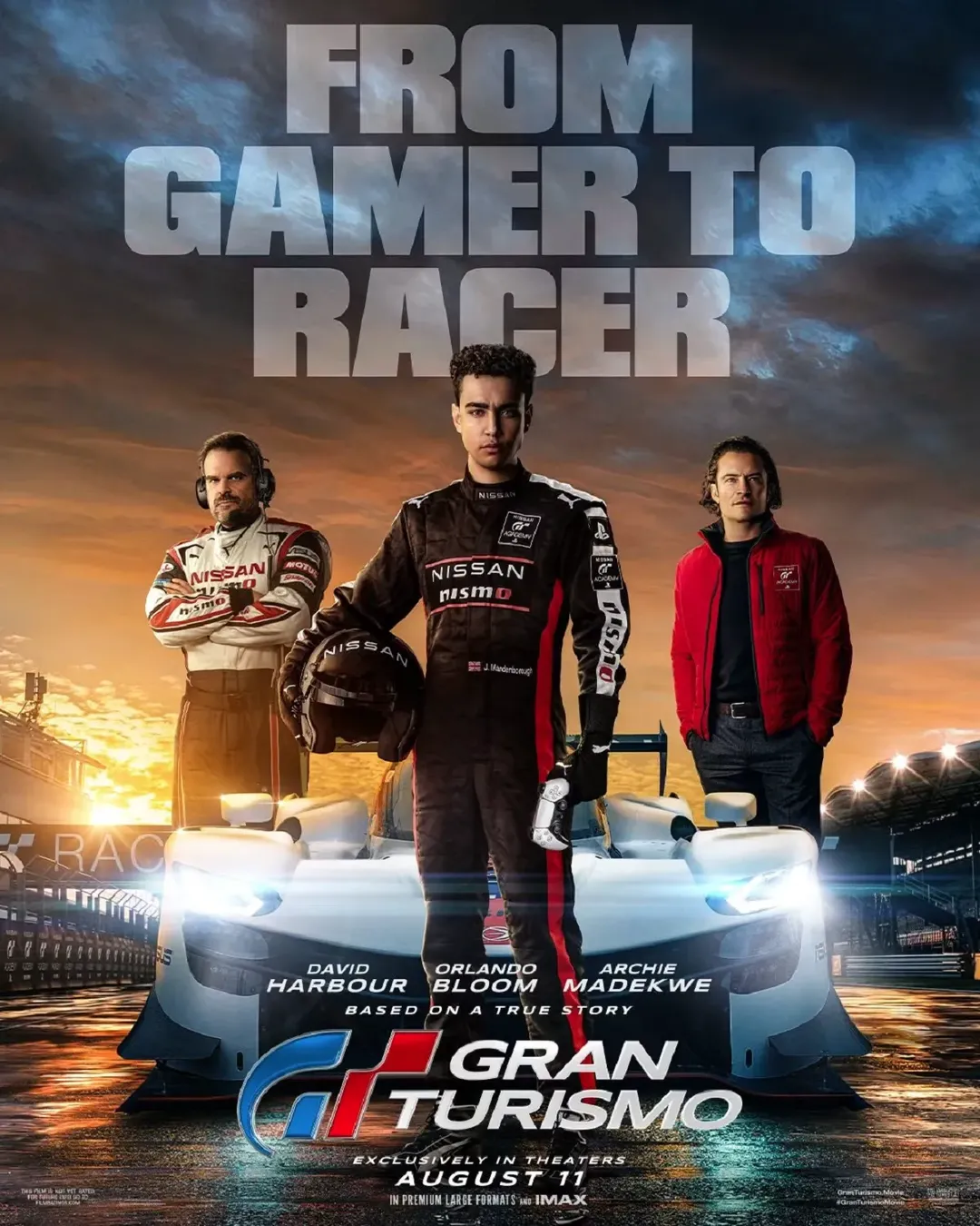 Trailer đầu tiên của phim "Gran Turismo" xuất hiện, làm theo game nhưng nội dung lại dựa trên chuyện có thật